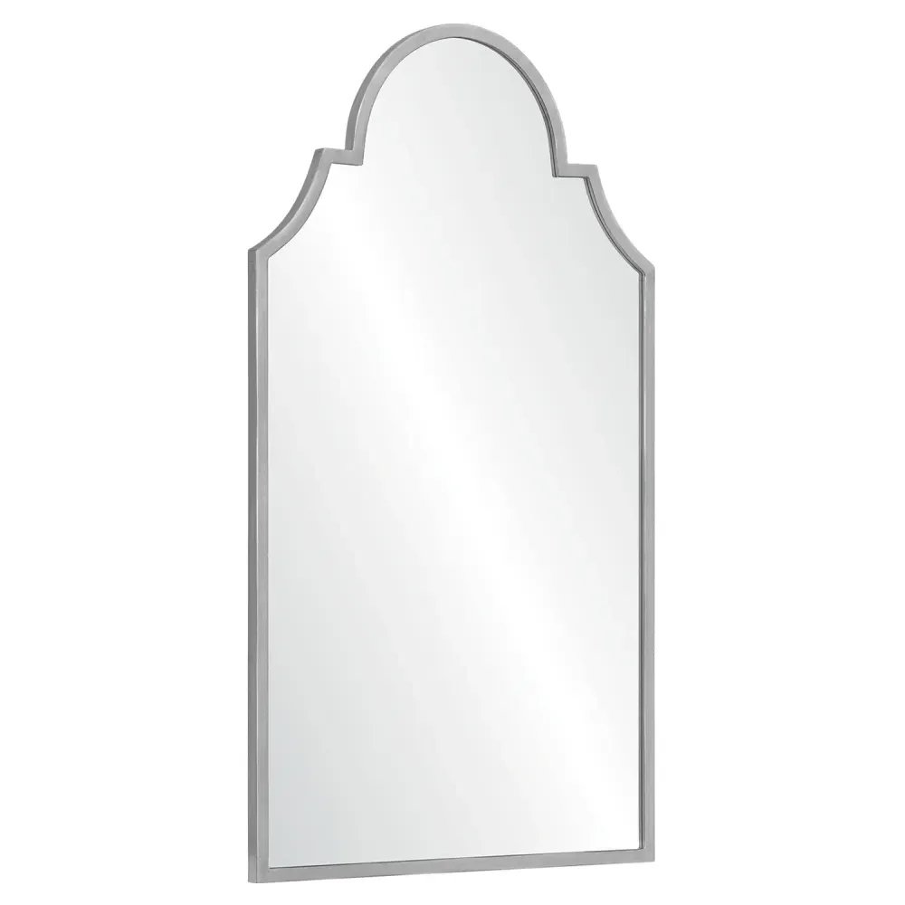 Patricia Trellis Wall Mirror - Silver Leaf