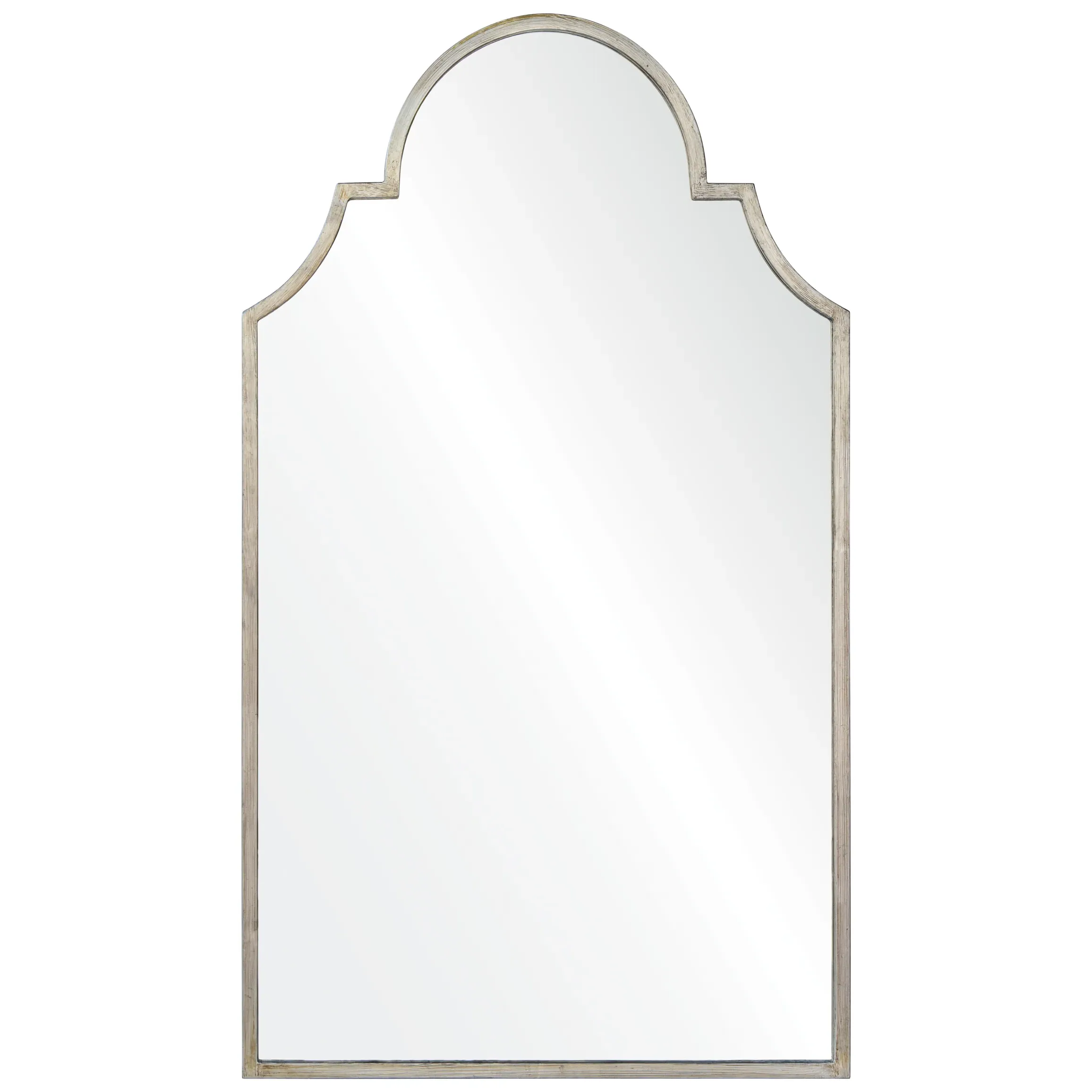 Patricia Trellis Wall Mirror - Silver Leaf