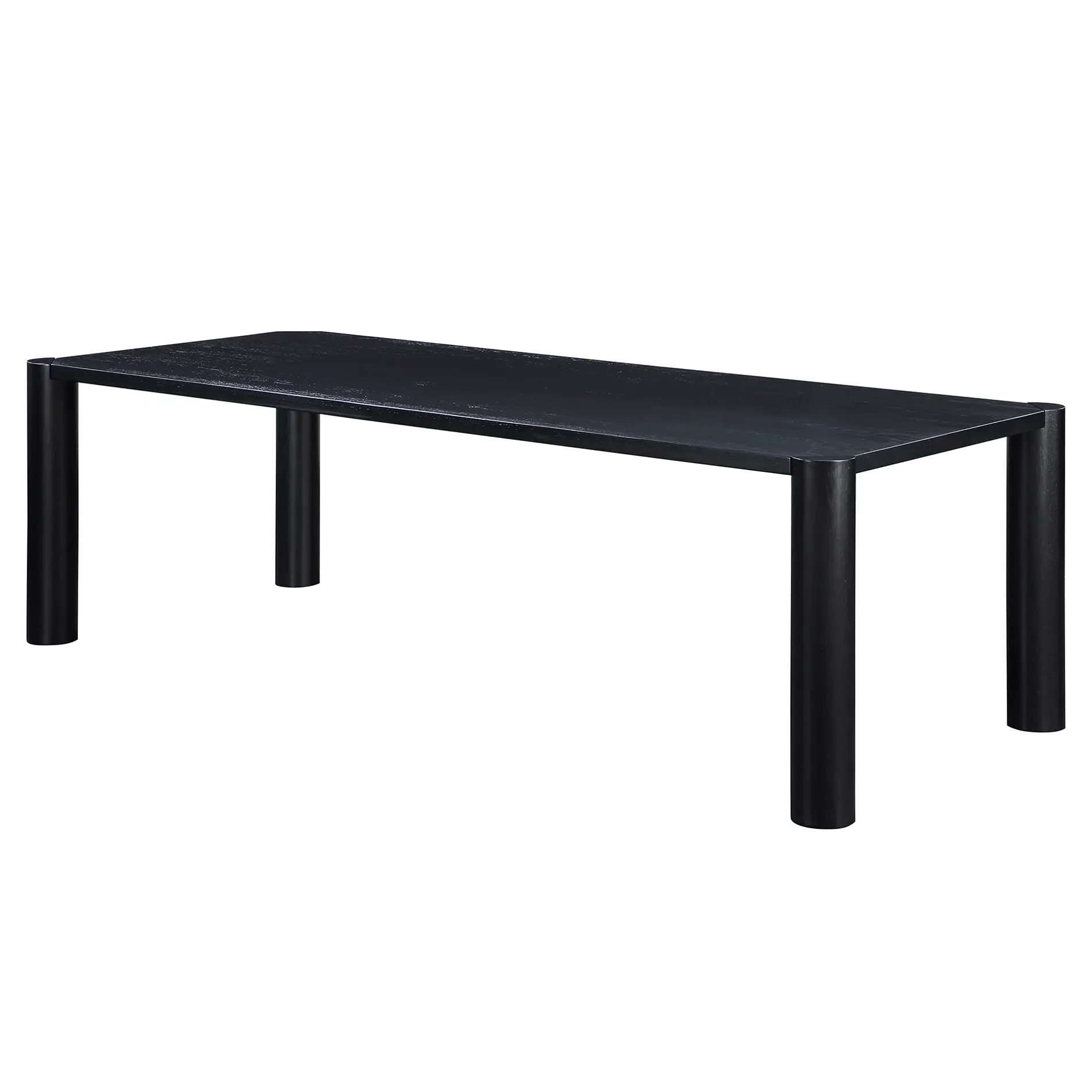 Patton Rectangular Dining Table - Black, Oak