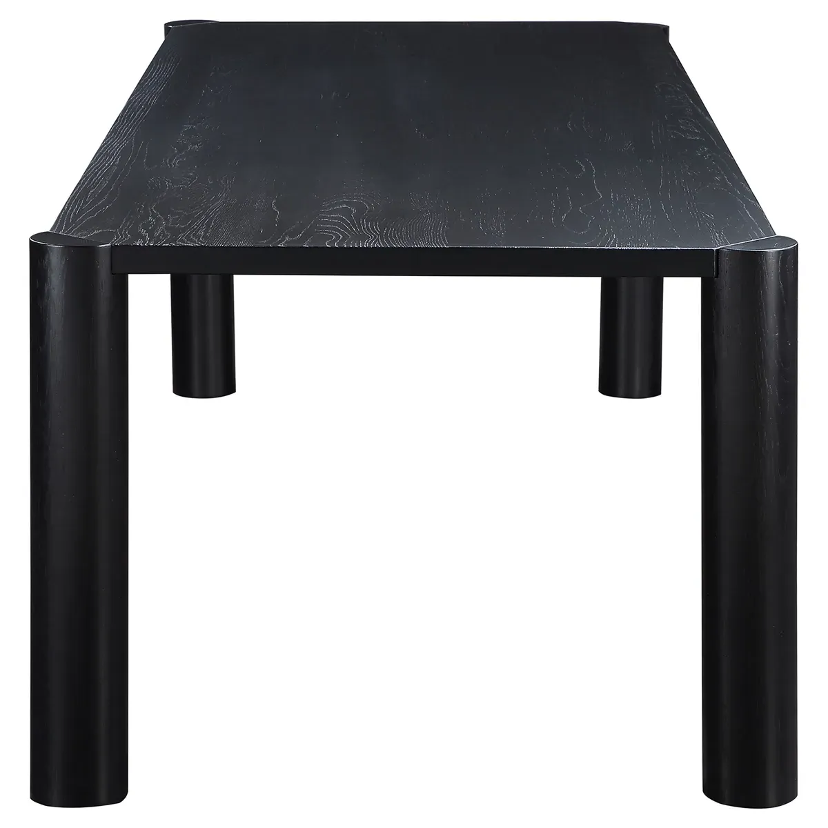 Patton Rectangular Dining Table - Black, Oak