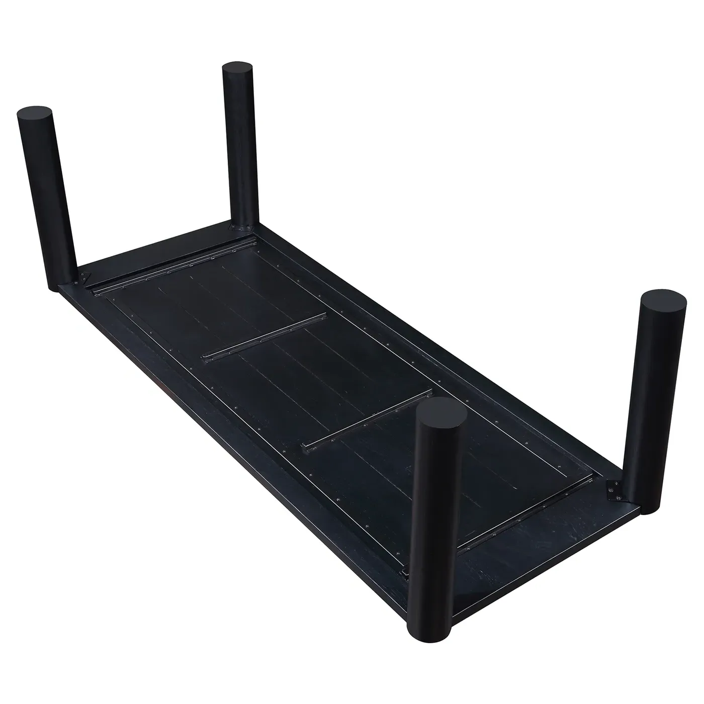 Patton Rectangular Dining Table - Black, Oak