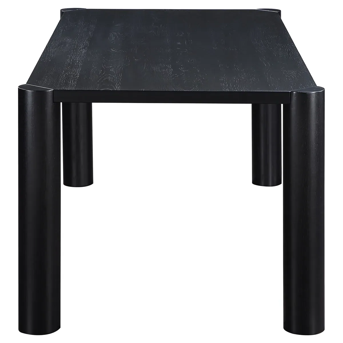 Patton Rectangular Dining Table - Black, Oak