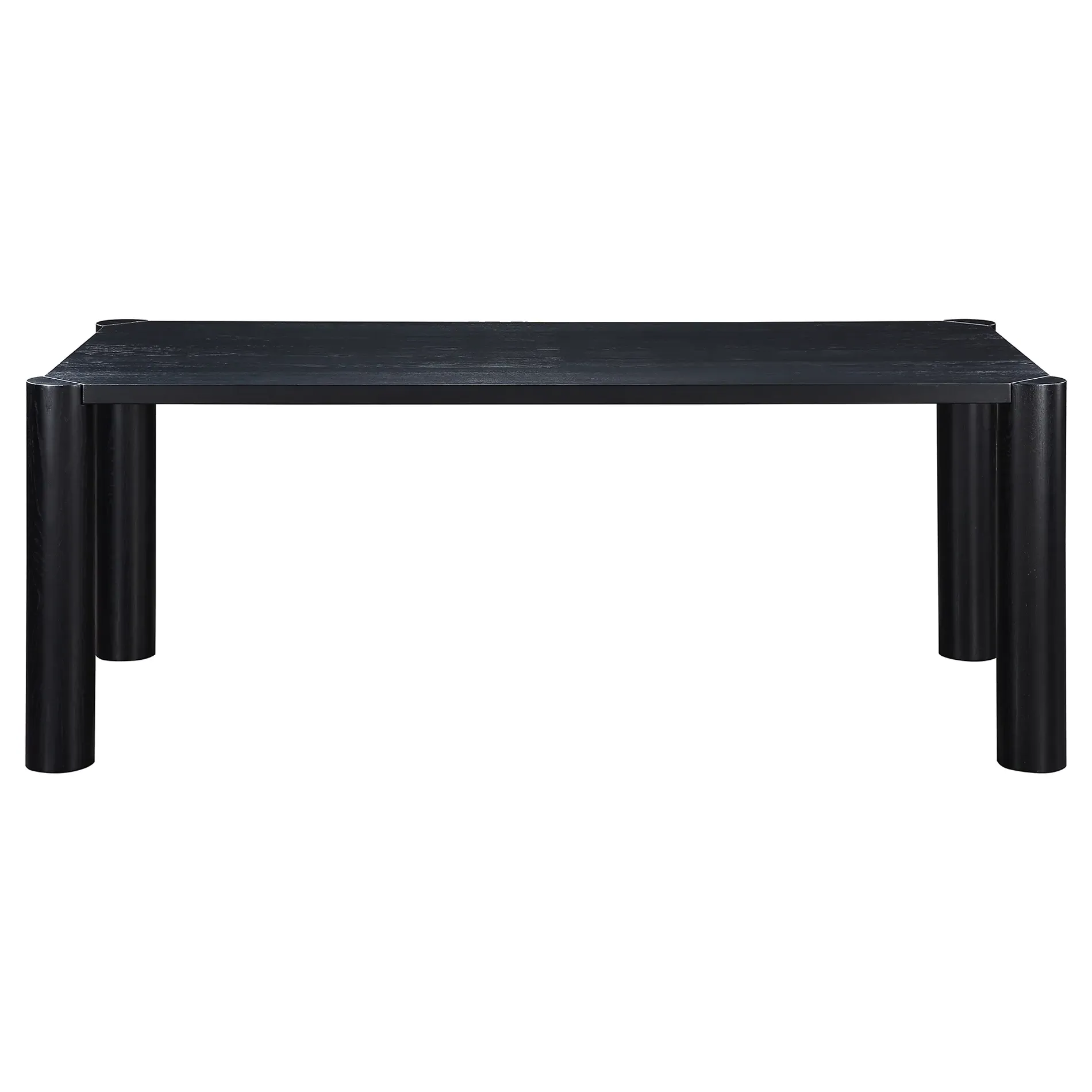 Patton Rectangular Dining Table - Black, Oak image