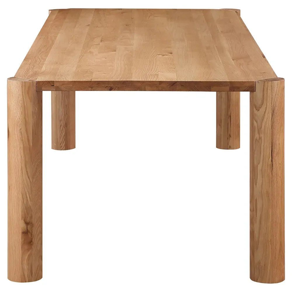 Patton Rectangular Dining Table - Natural Brown, Oak