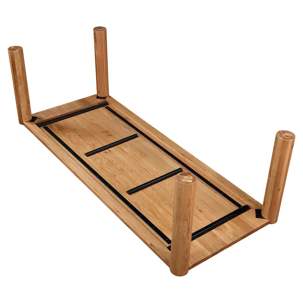 Patton Rectangular Dining Table - Natural Brown, Oak