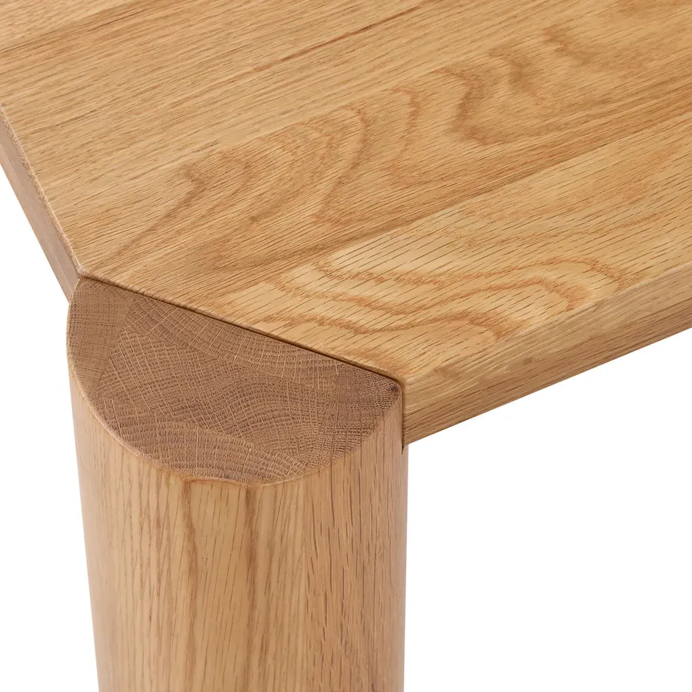 Patton Rectangular Dining Table - Natural Brown, Oak