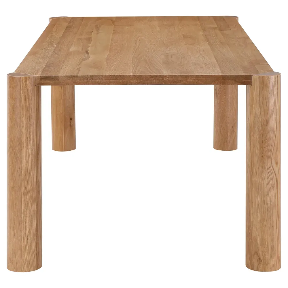 Patton Rectangular Dining Table - Natural Brown, Oak