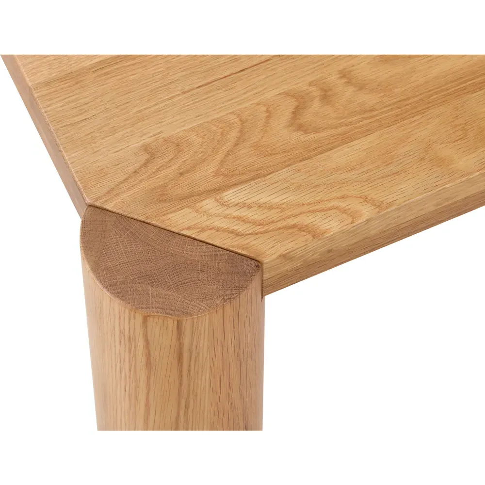 Patton Rectangular Dining Table - Natural Brown, Oak