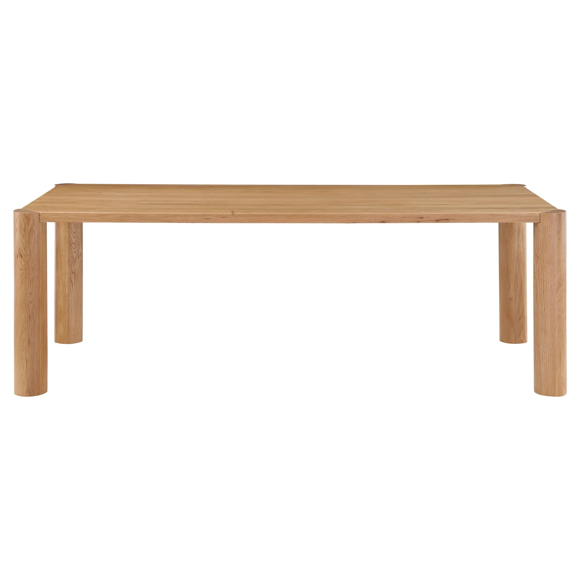 Patton Rectangular Dining Table - Natural Brown, Oak