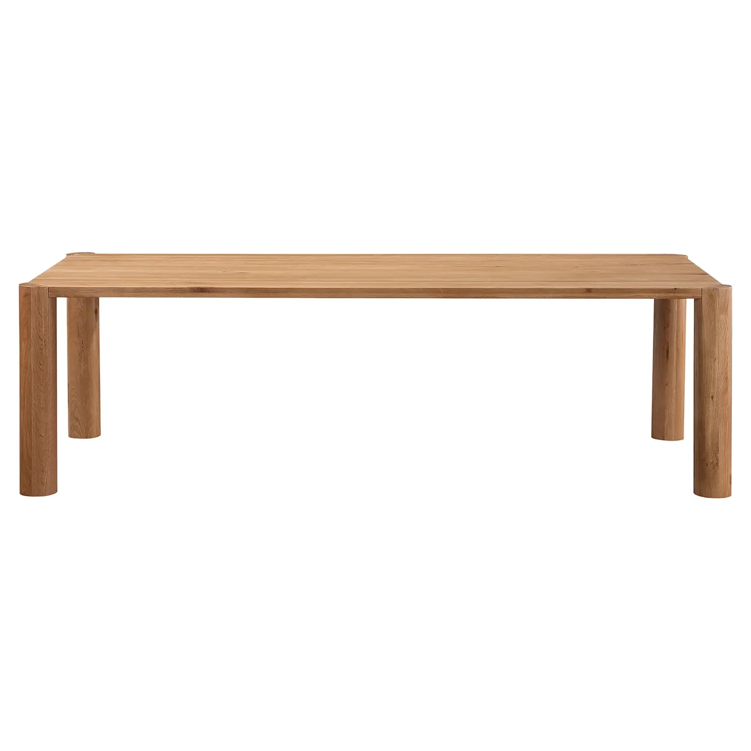 Patton Rectangular Dining Table - Natural Brown, Oak