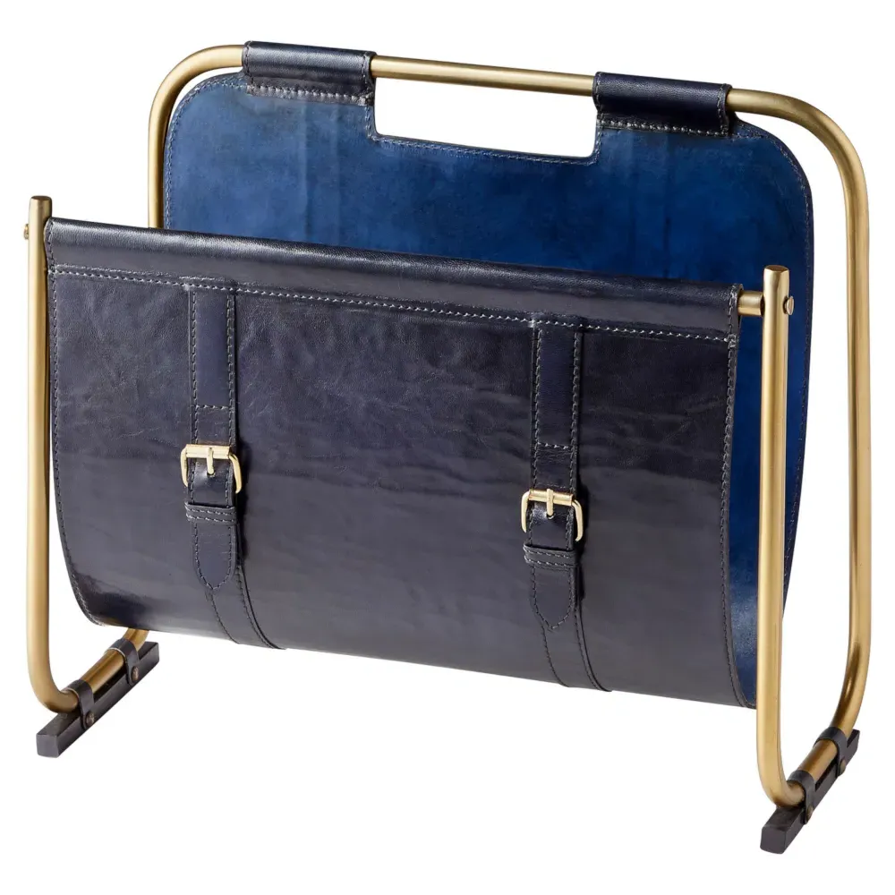 Paul Magazine Rack - Blue, Iron image