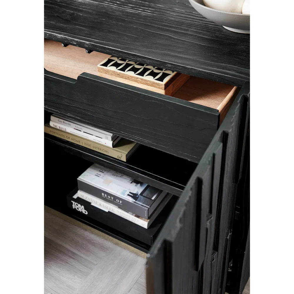 Paul Sideboard - Black, Pine