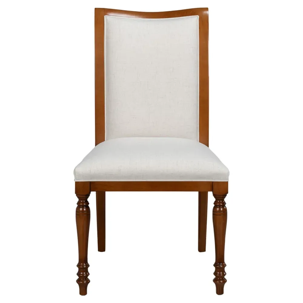 Paula Dining Chair - Cream, Linen