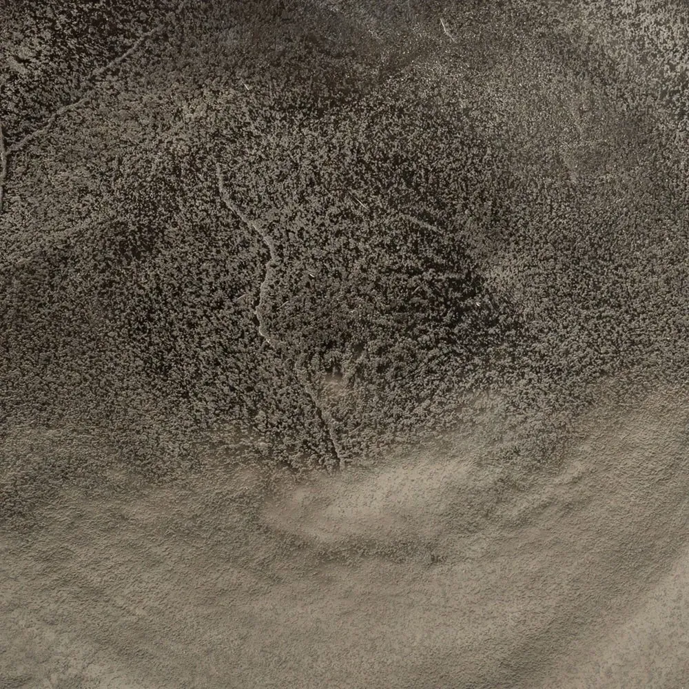 Paula Round Drum Side Table - Silver, Aluminum