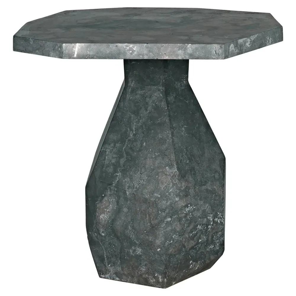 Paula Side Table - Black, Marble