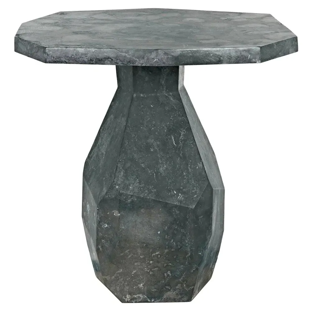 Paula Side Table - Black, Marble