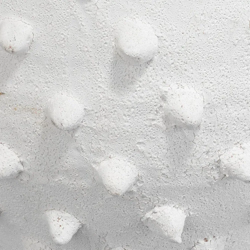 Paula Spike Decorative Vase - White, Ceramic