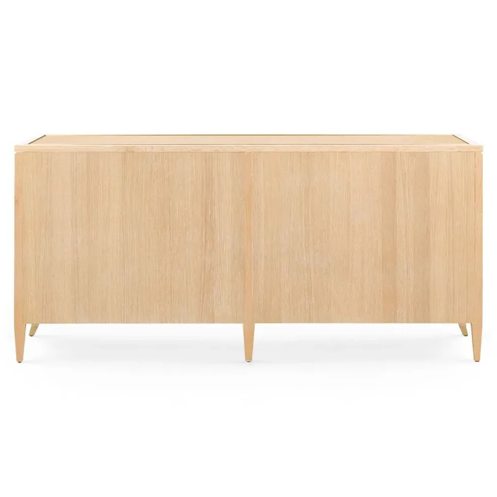 Paulina 12 Drawer Dresser - Natural, Oak