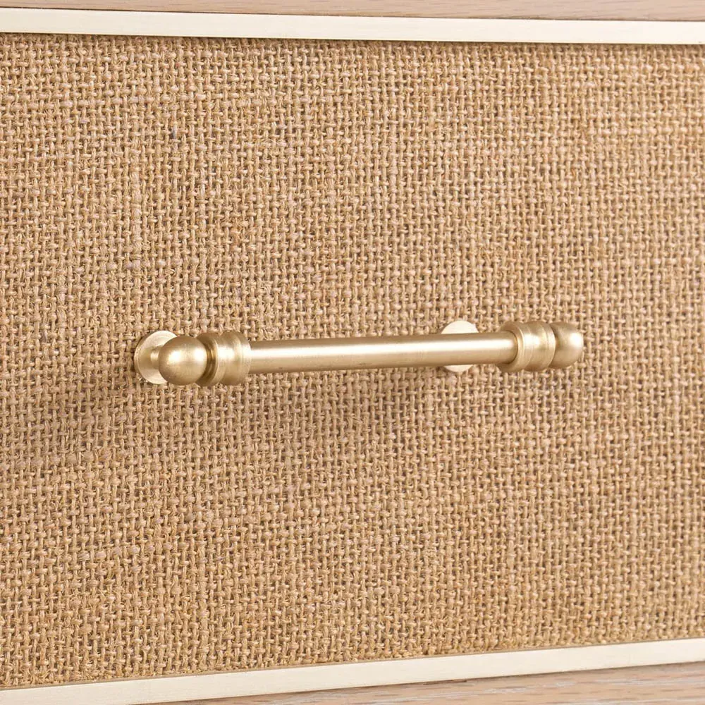 Paulina 12 Drawer Dresser - Natural, Oak