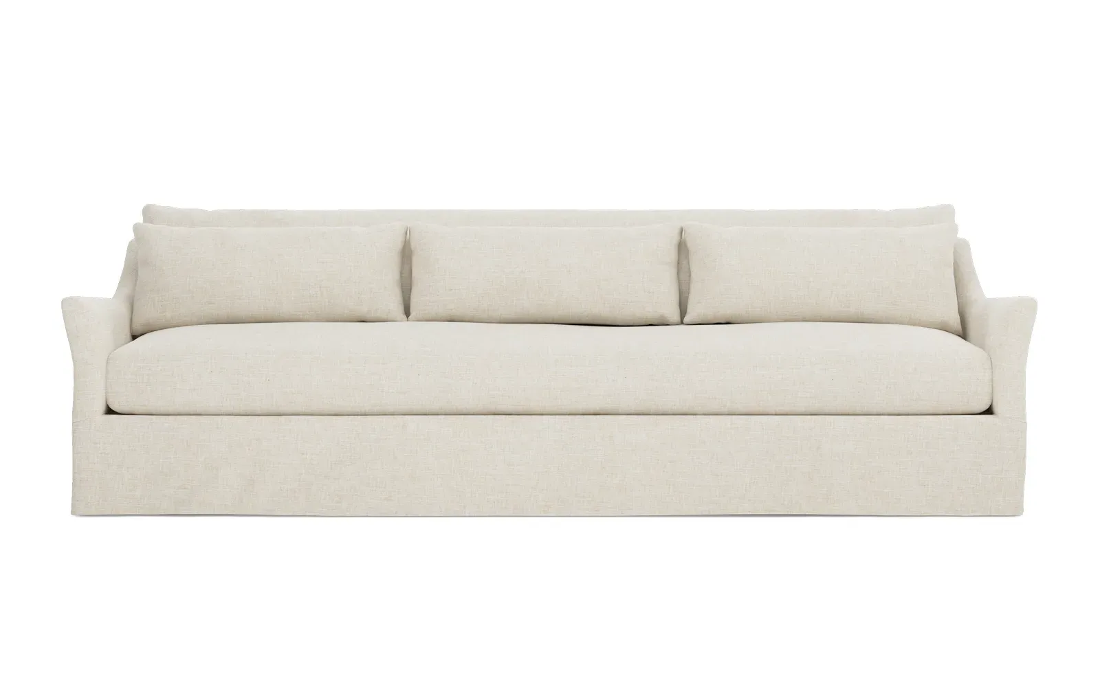 Pauline 110" Slipcovered Sofa - Vanilla