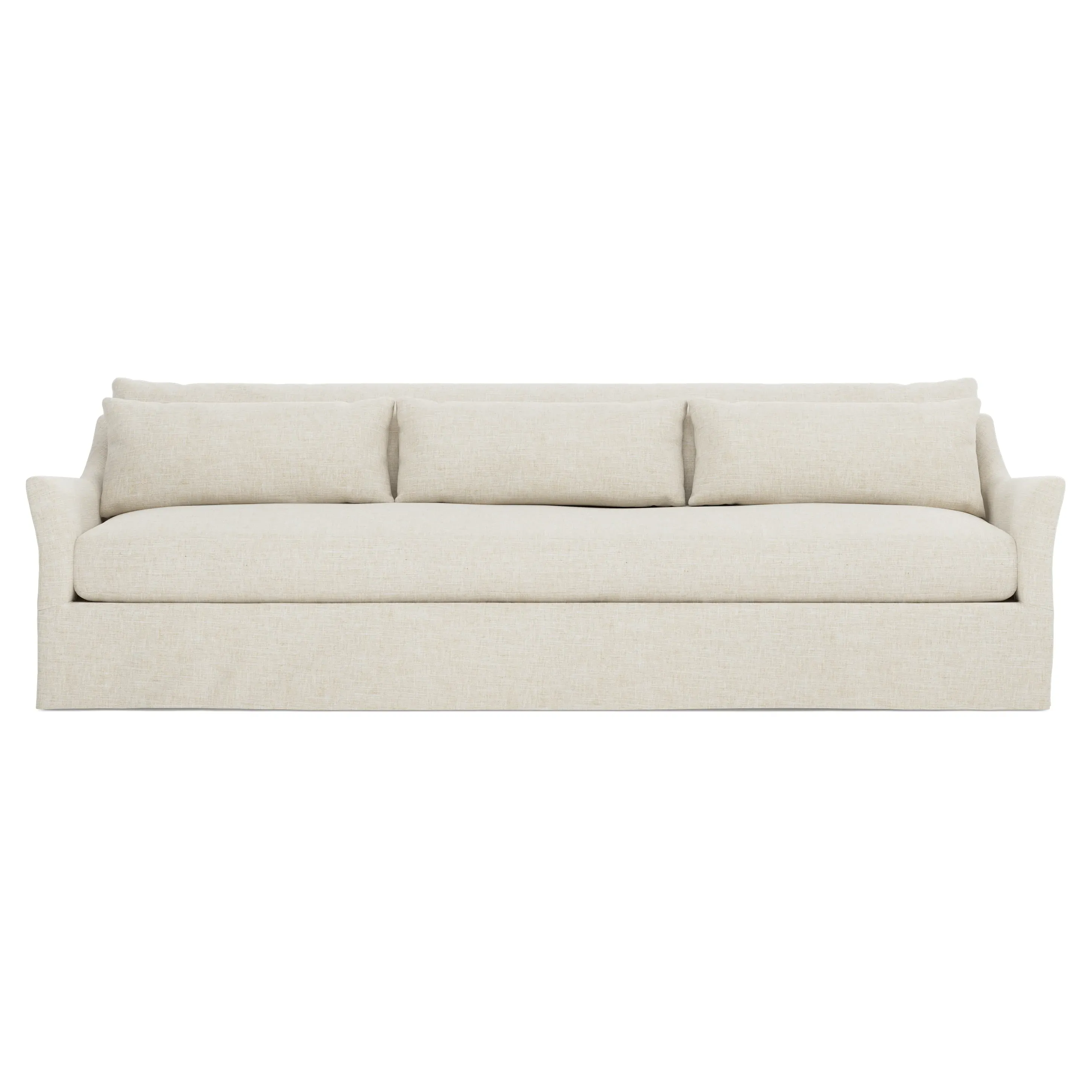 Pauline 110" Slipcovered Sofa - Vanilla image