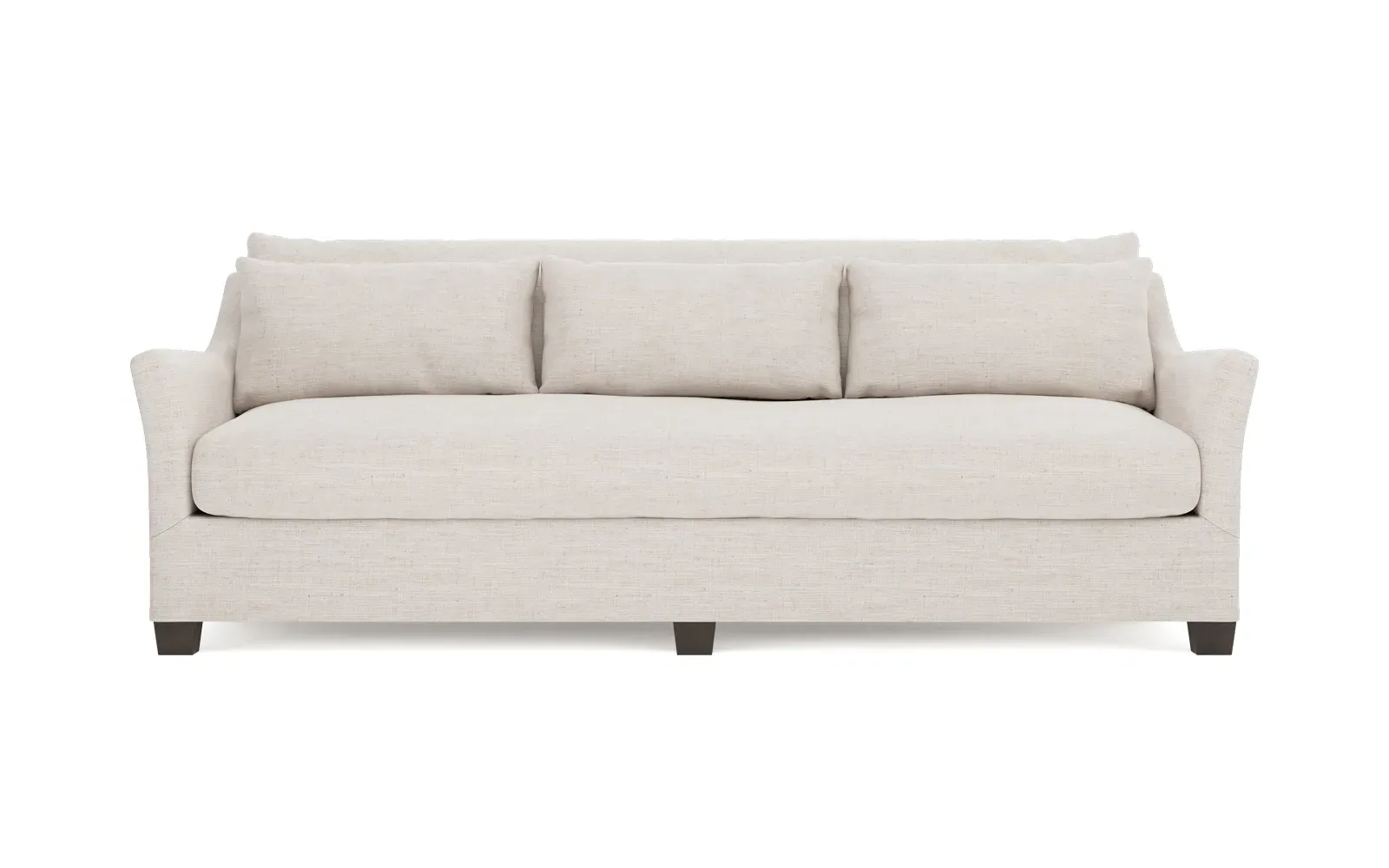 Pauline 3-Seater Sofa - Heathered Cream, Performance Fabric