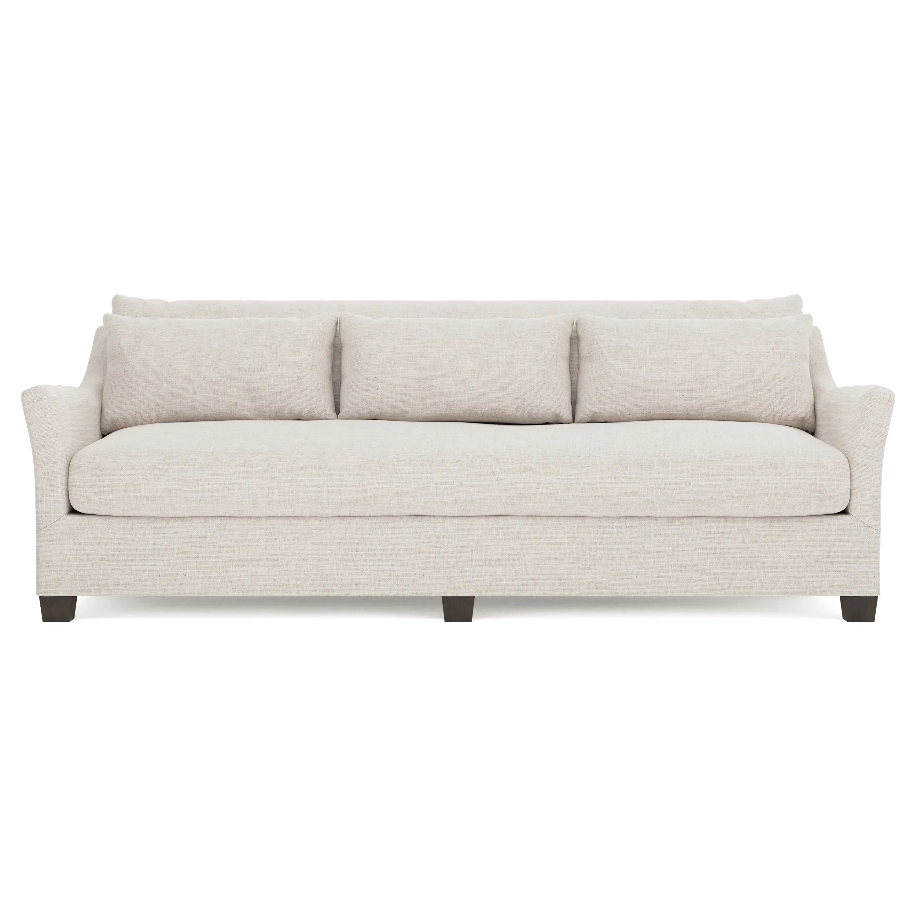 Pauline 3-Seater Sofa - Heathered Cream, Performance Fabric