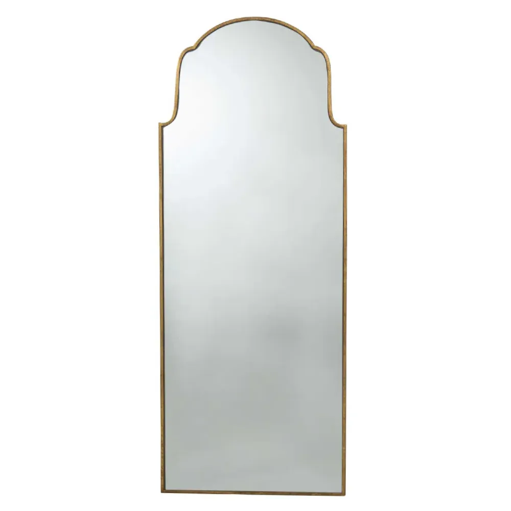 Pauline Arched Floor Mirror - Gold image