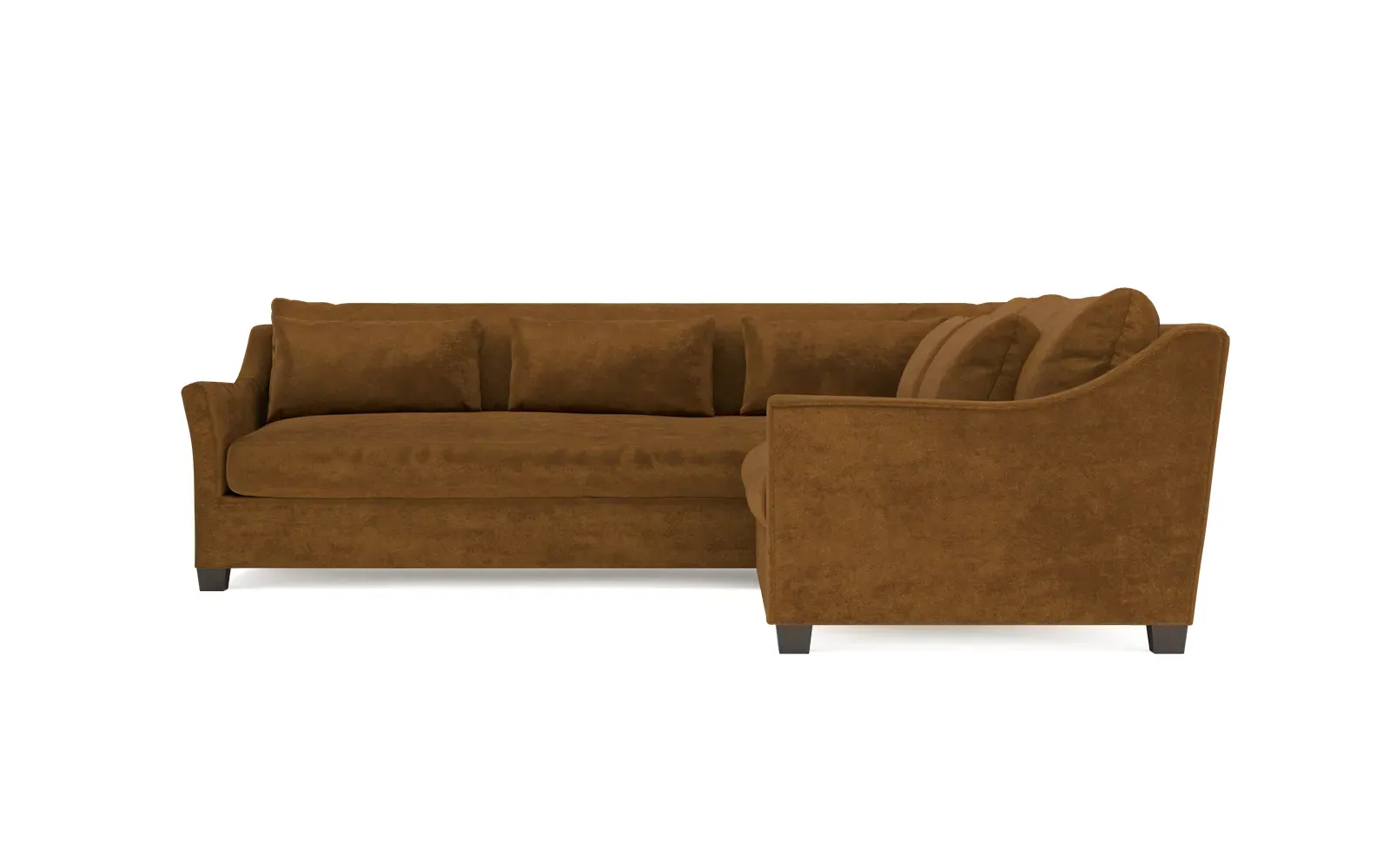 Pauline L-Shaped Corner Sectional - Amber