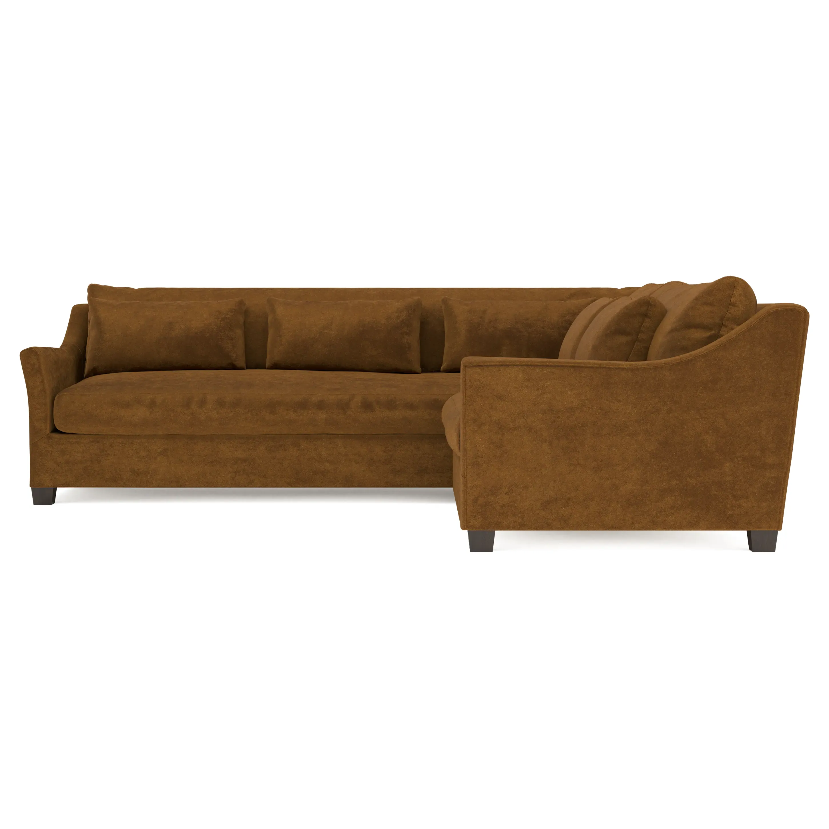 Pauline L-Shaped Corner Sectional - Amber