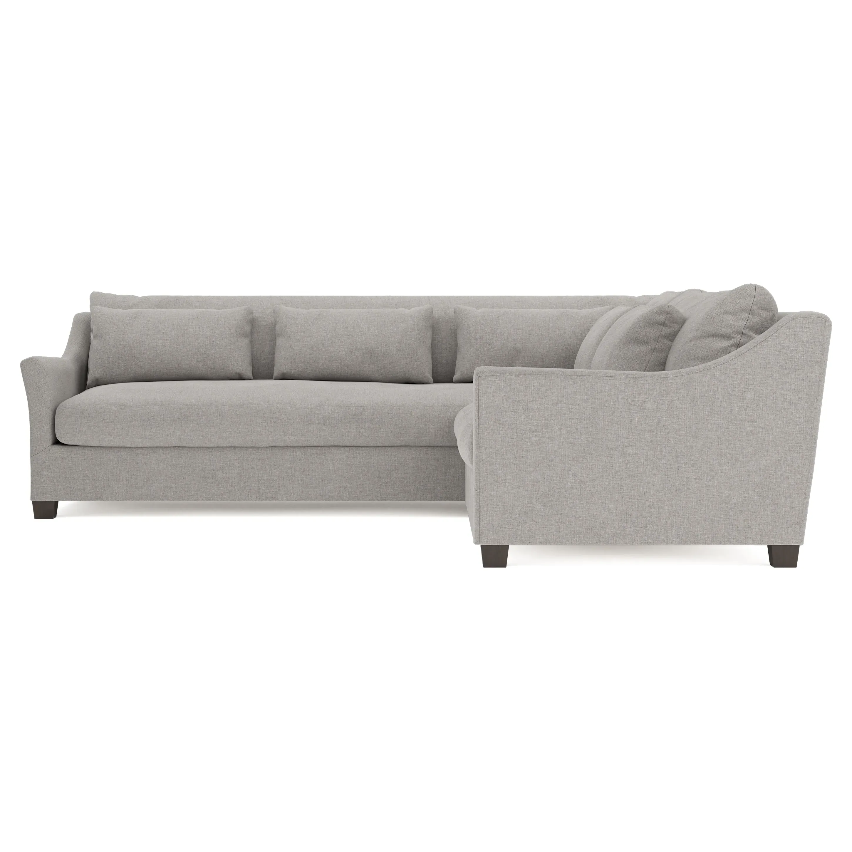Pauline L-Shaped Corner Sectional - Pebble image