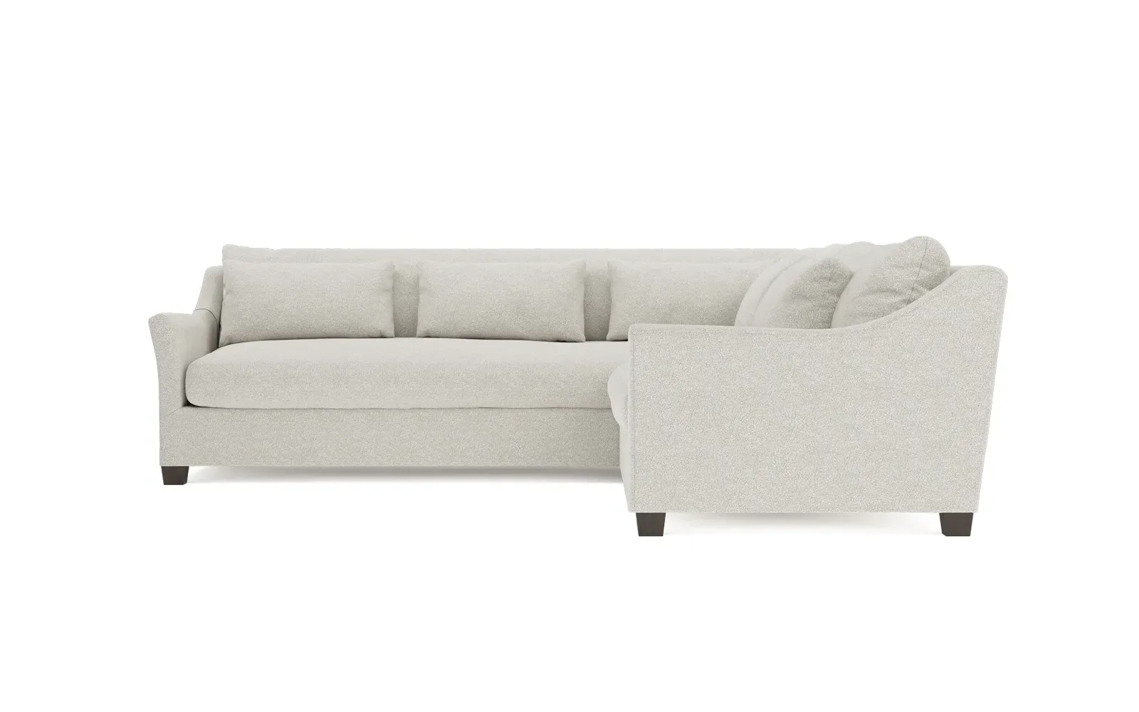 Pauline L-Shaped Corner Sectional - Porcelain