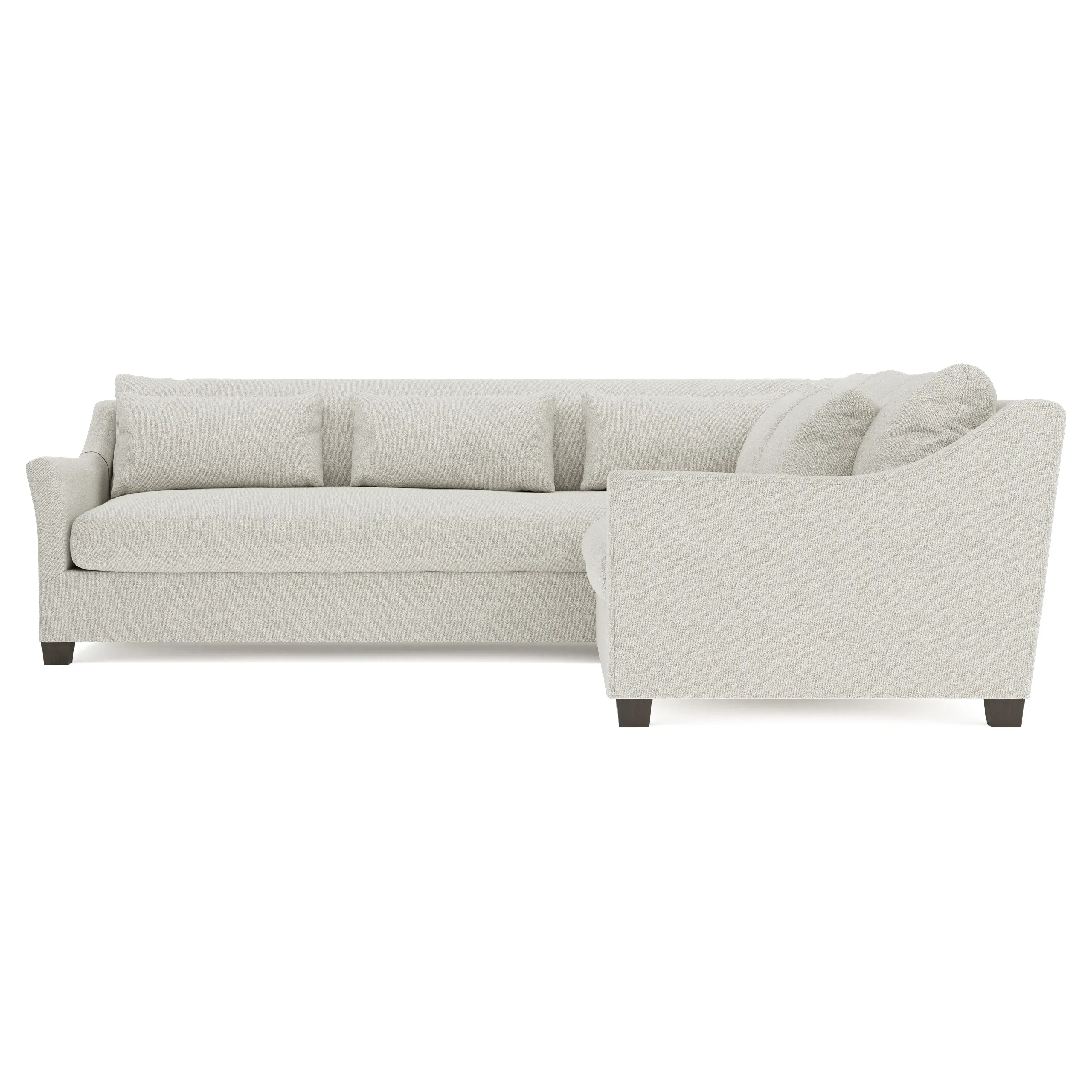 Pauline L-Shaped Corner Sectional - Porcelain