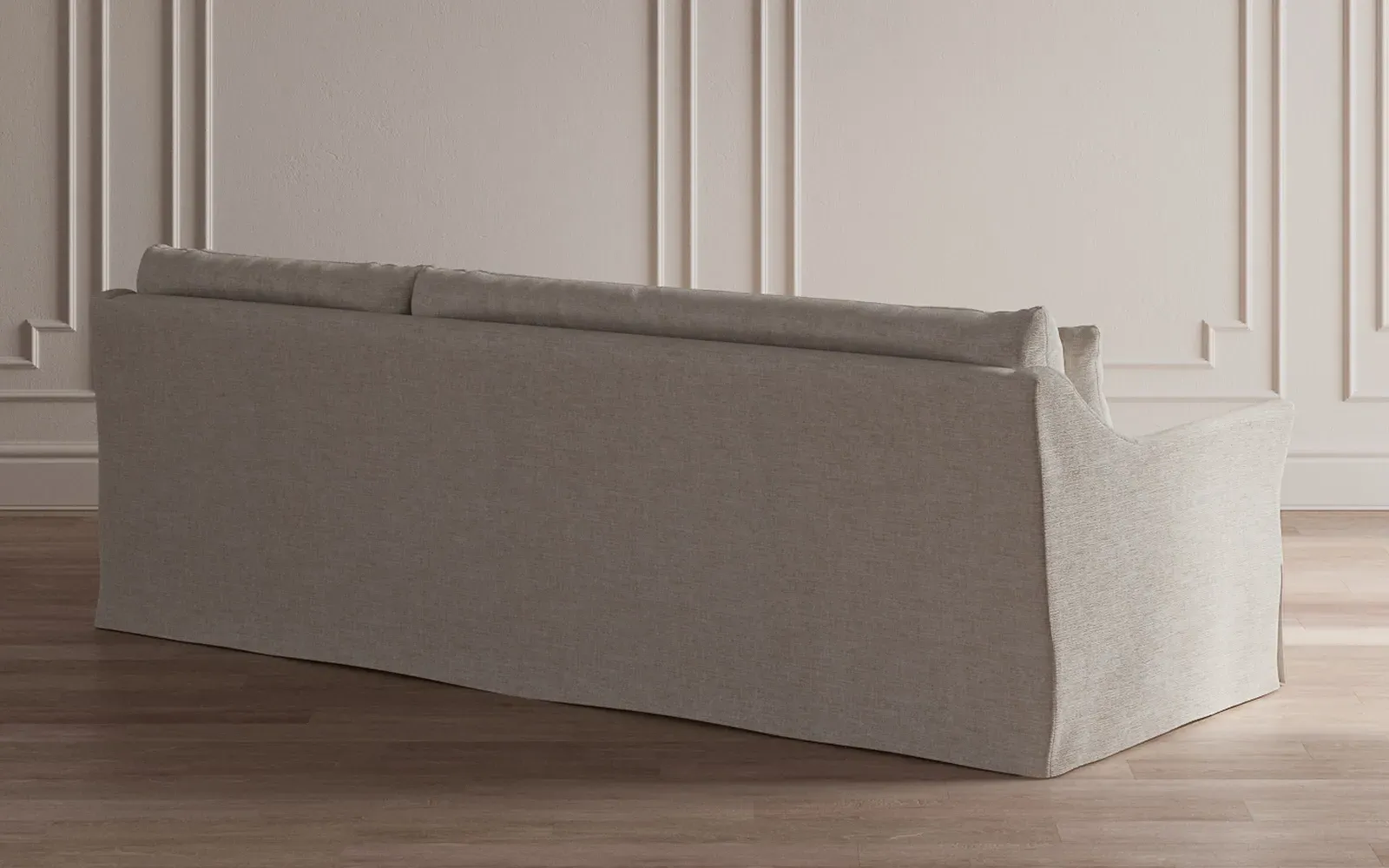 Pauline Left Chaise Sectional Sofa - Dove