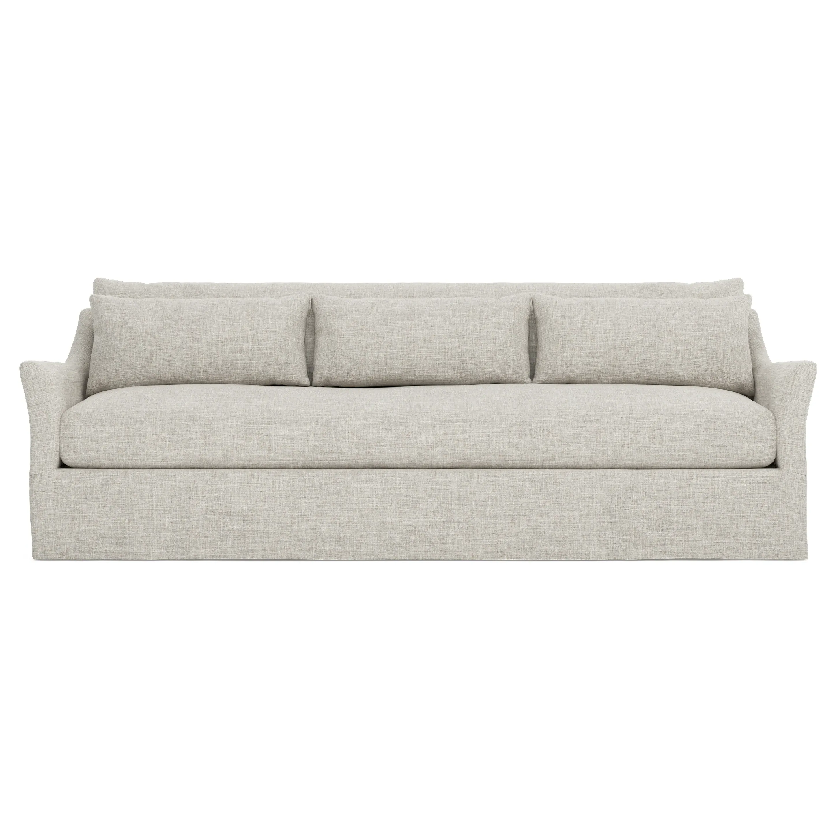 Pauline Slipcovered Sofa - Fog image