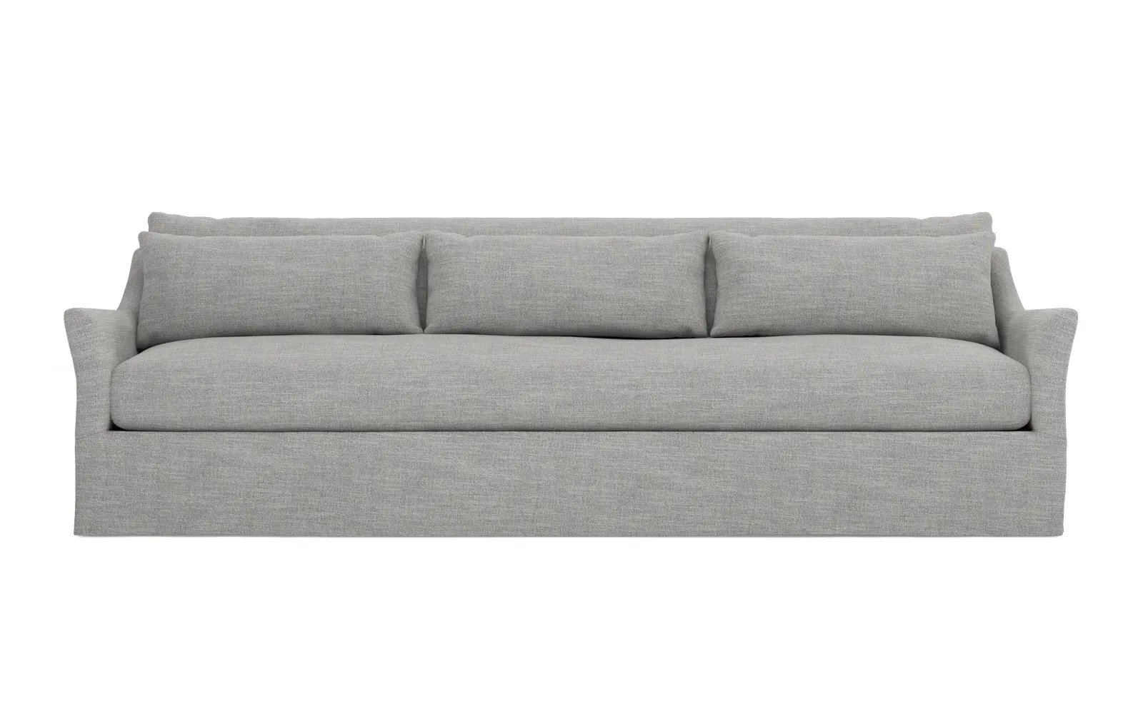 Pauline Slipcovered Sofa - Nickel
