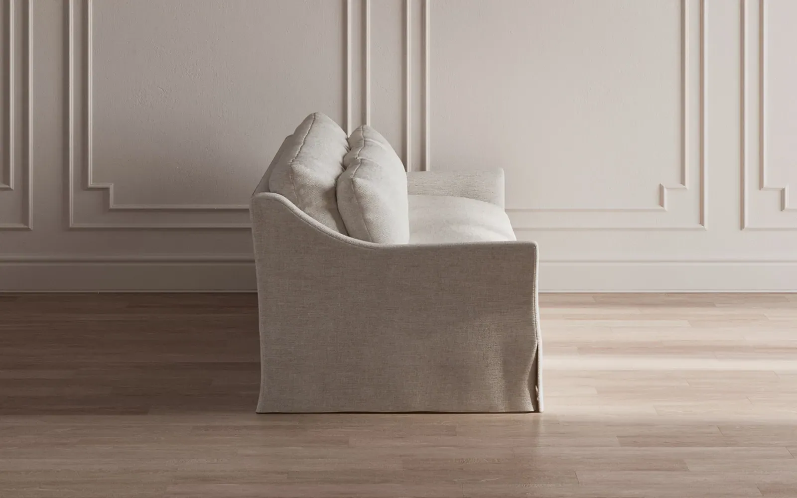 Pauline Slipcovered Sofa - Sand