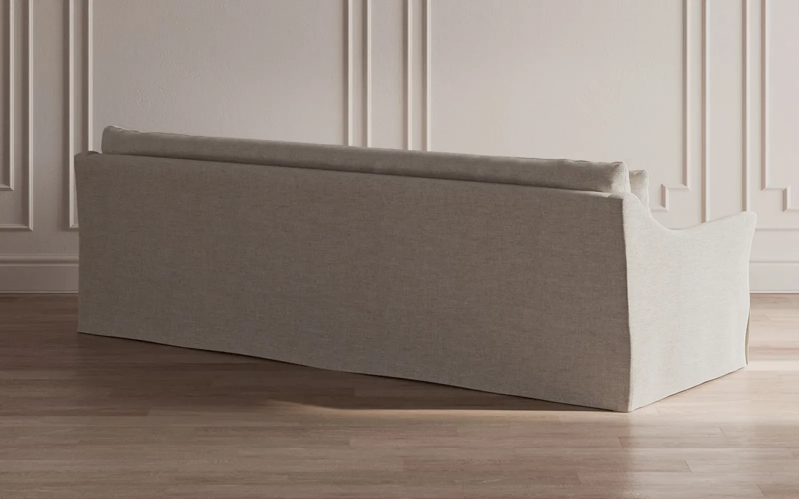 Pauline Slipcovered Sofa - Snow