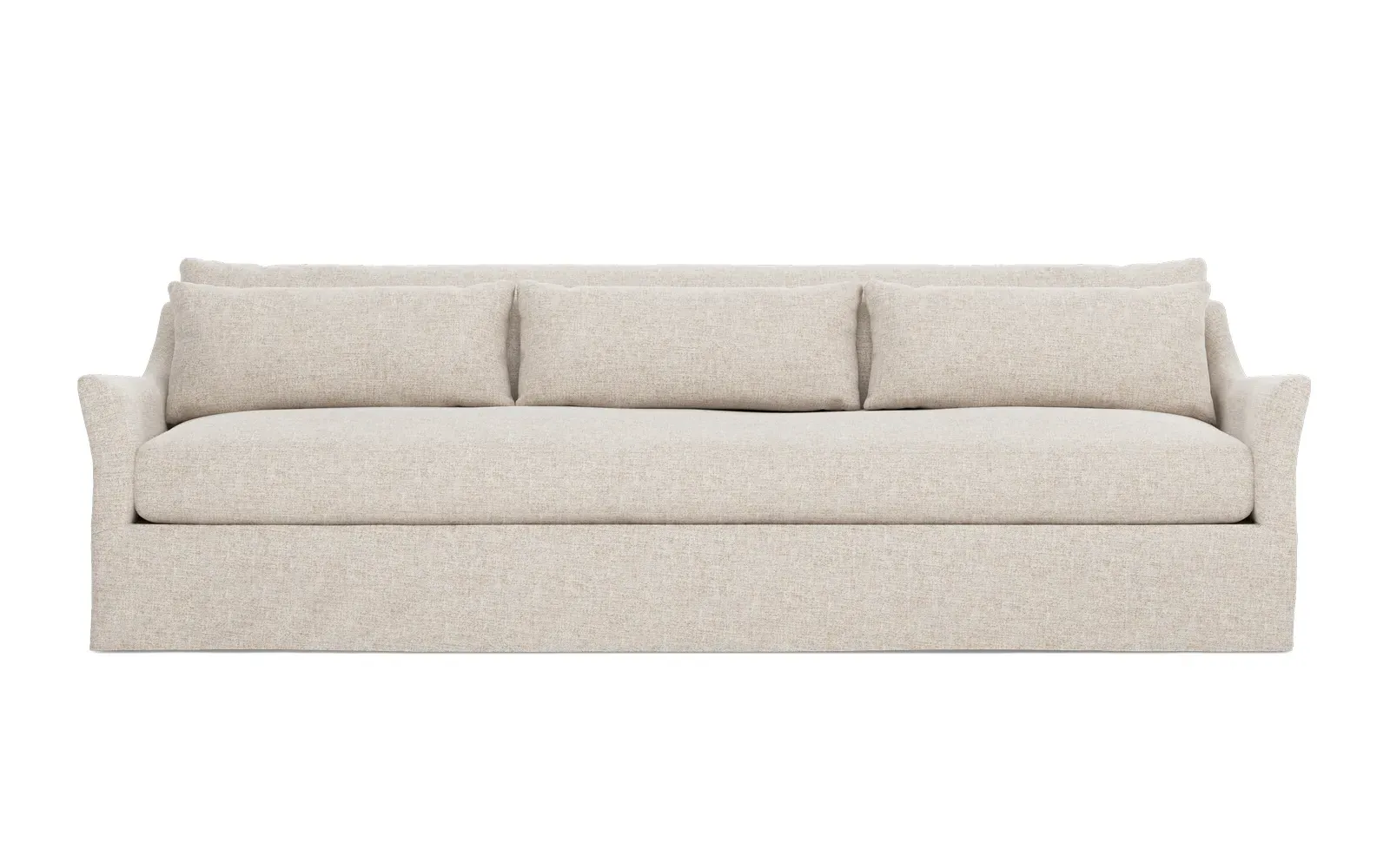 Pauline Slipcovered Sofa - Straw