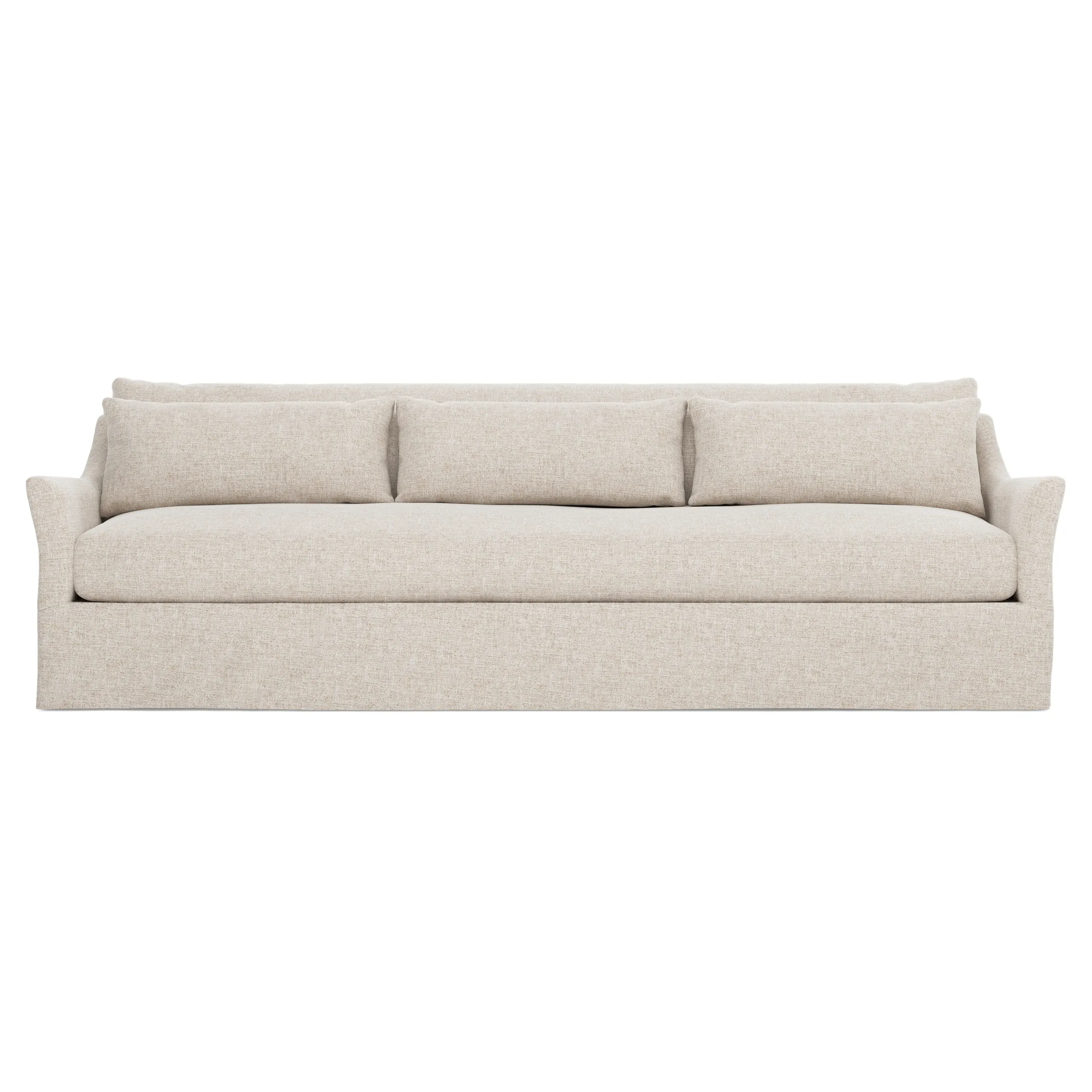 Pauline Slipcovered Sofa - Straw