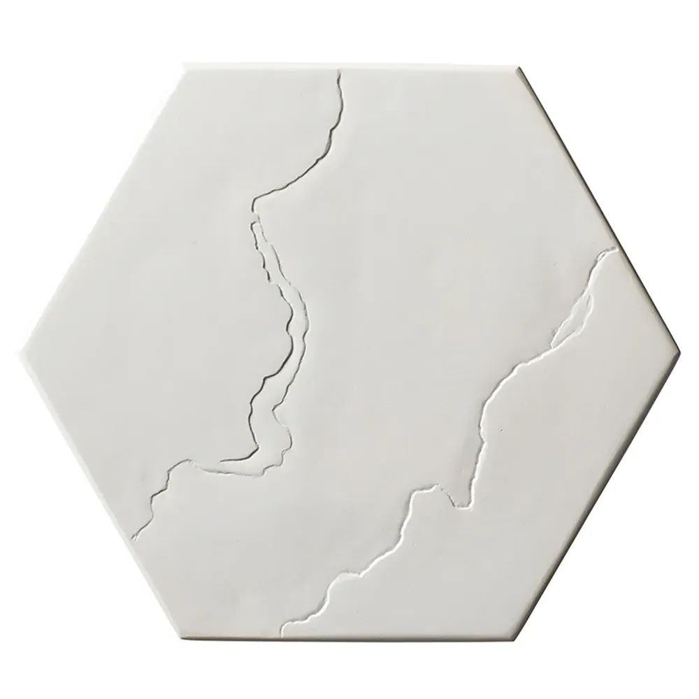 Pavlova Hexagonal Outdoor Side Table - Ivory, Stone