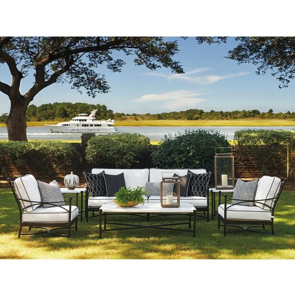 Pavlova Outdoor Coffee Table - Ivory, Stone