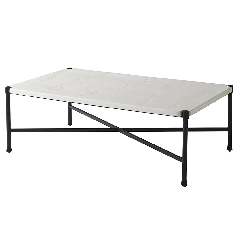 Pavlova Outdoor Coffee Table - Ivory, Stone