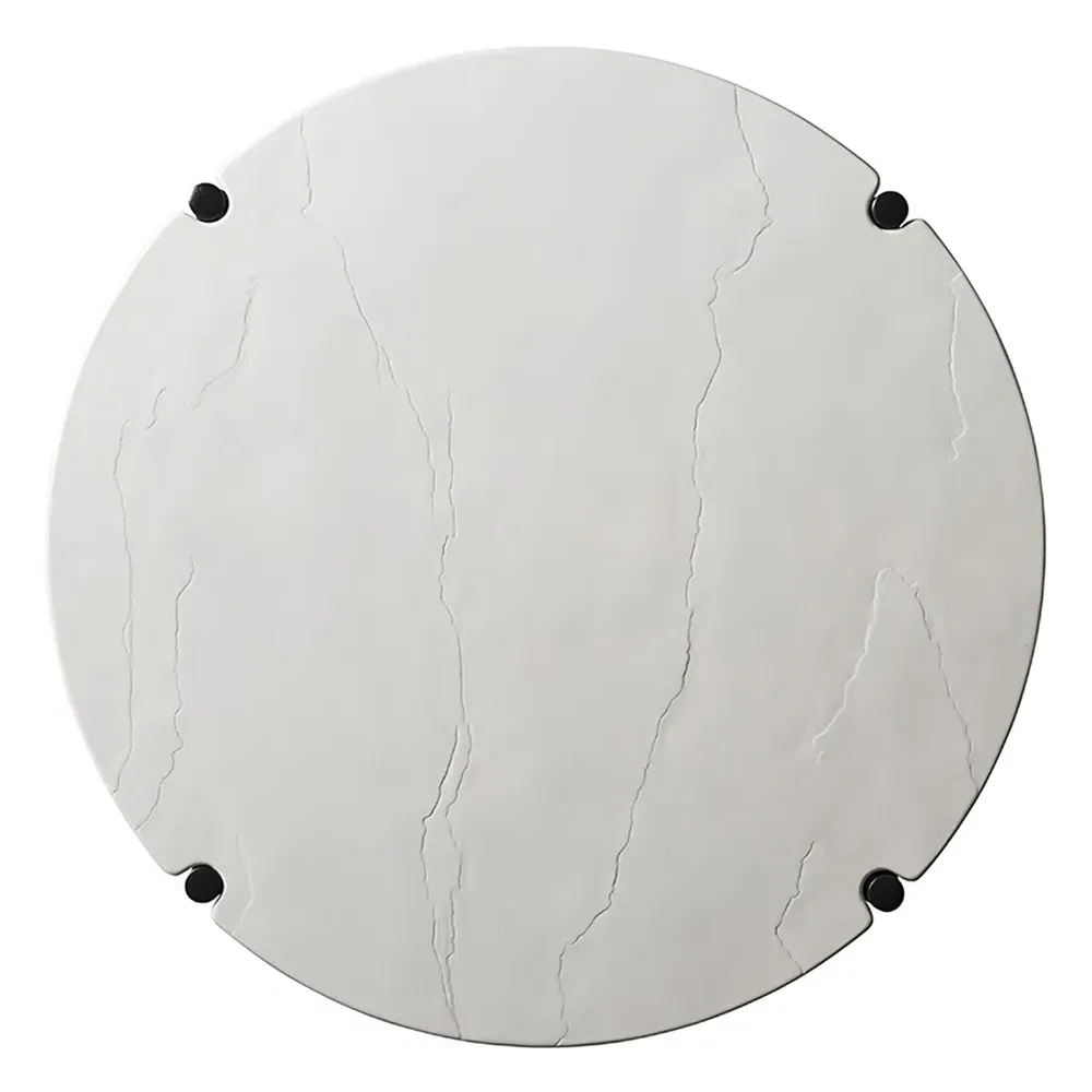 Pavlova Round Outdoor Coffee Table - Ivory, Stone