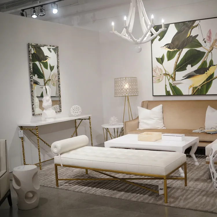 Pearl Coastal Rectangular Mirror - Grey, Mother of Pearl