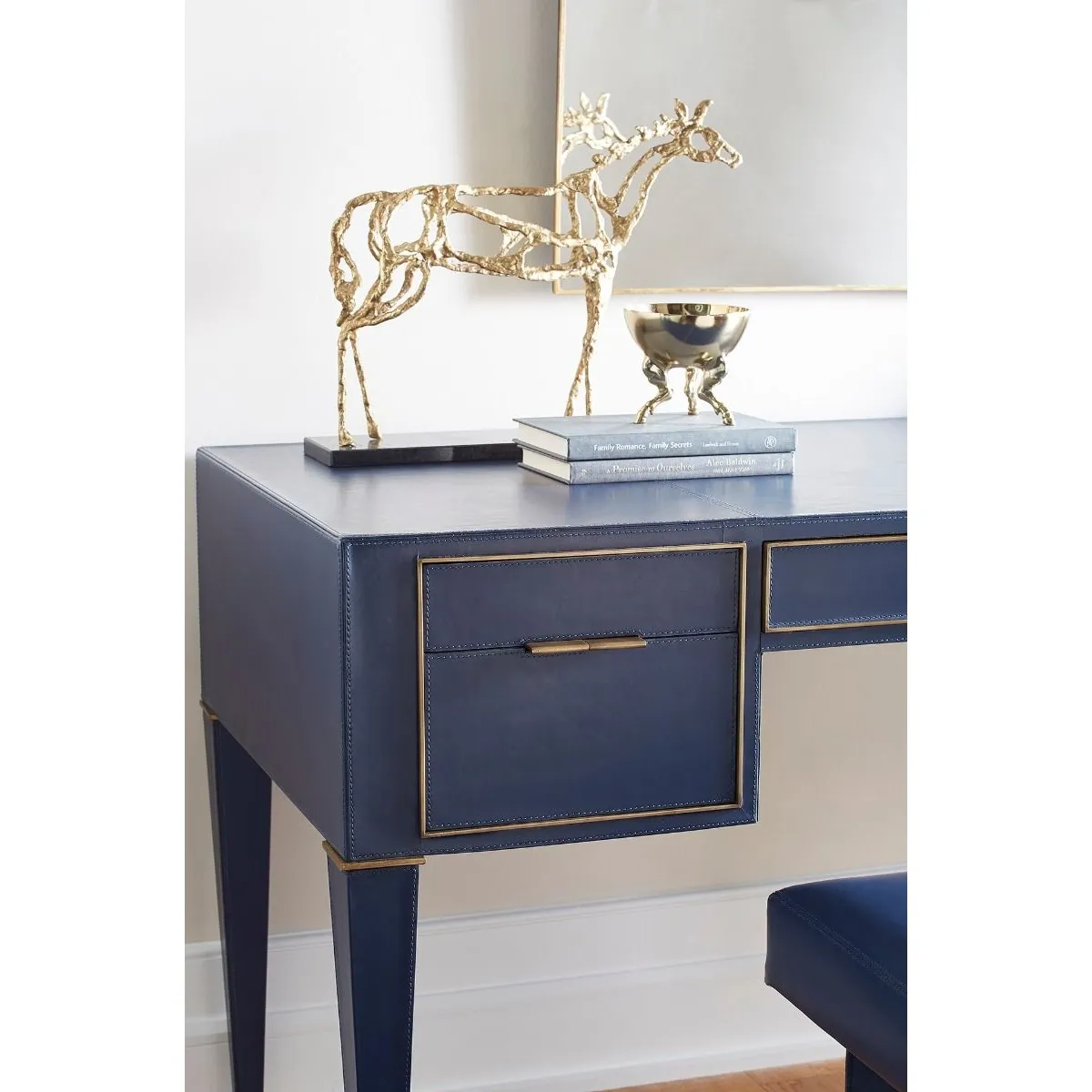 Pegasus Regency Hoof Leg Bowl - Gold, Metal