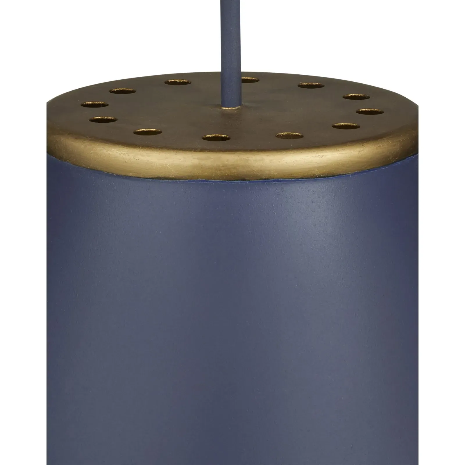 Penelope Large Cone Pendant Light - Blue, Iron