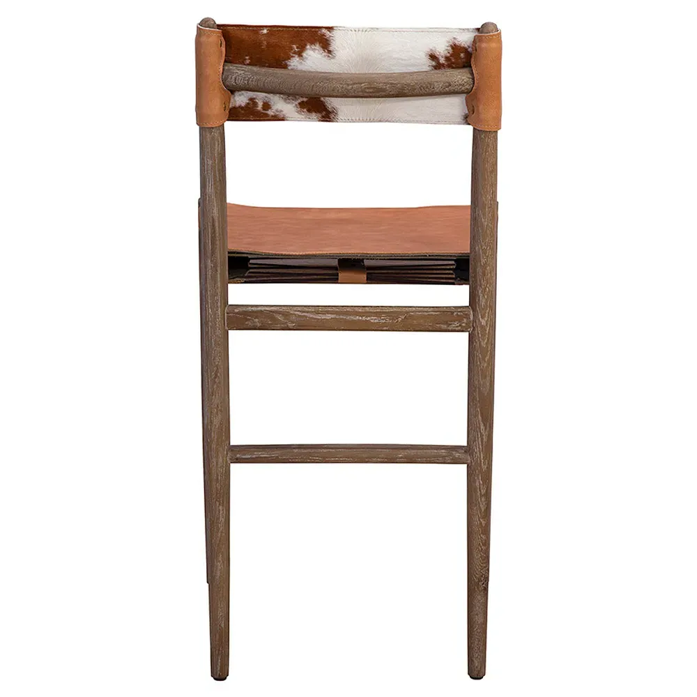 Penny Counter Stool - Brown, Oak