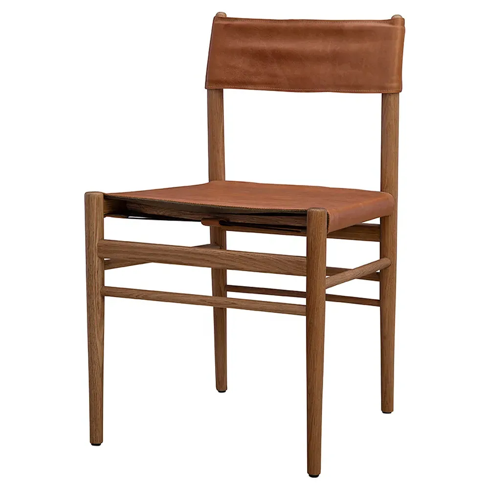 Penny Dining Chair - Brown, Oak
