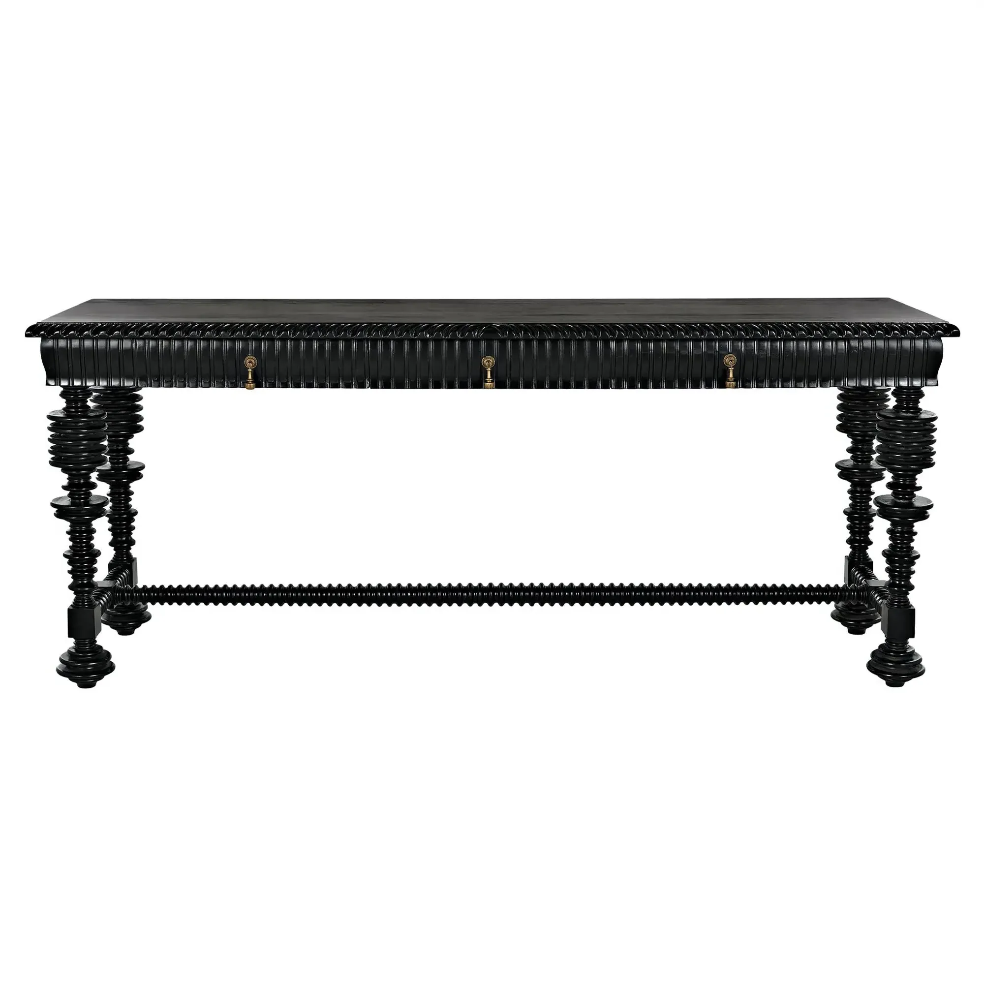 Percy Console Table - Black, Mahogany image